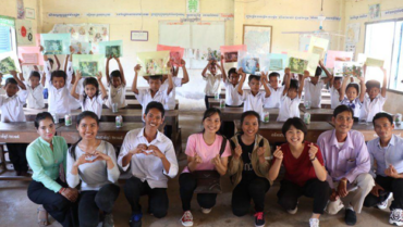 A Global Family of Young People Building a World of Peace:  Character Education and Peace Projects #Cambodia