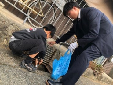 Cleanup Project in Yamaguchi #Japan