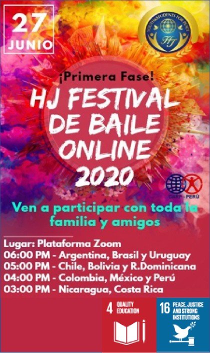 HJ International Online Dance Festival 2020 #Perú