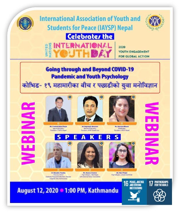 Celebrating the International Youth  Day #Nepal