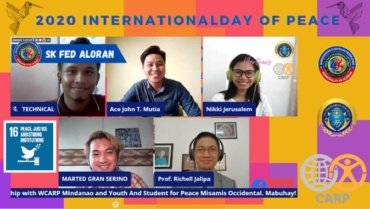 Online Webinar International Day of Peace 2020 #Philippines