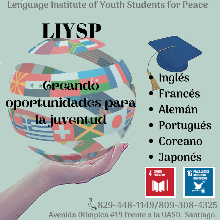 Inauguration of Class of the Institute of Young Languages Leaders for La Paz #Dominican Republic