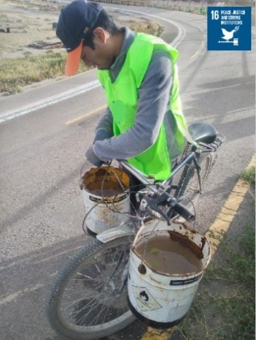 Public Service: Maintenance of the trees at the Velodrom #Bolivia