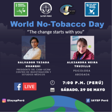 World No Tobacco Day: “Change starts with you” #Peru