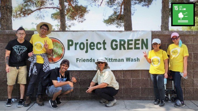 Las Vegas Service Project with Project GREEN #USA