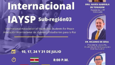 International Workshop IAYSP Subregion 3 #Venezuela