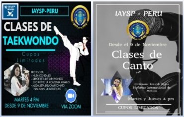 Taekwondo and Singing Classes #Peru