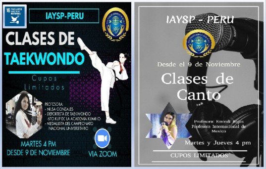 Taekwondo and Singing Classes #Peru