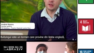 TV interview about Bullying in Moldova