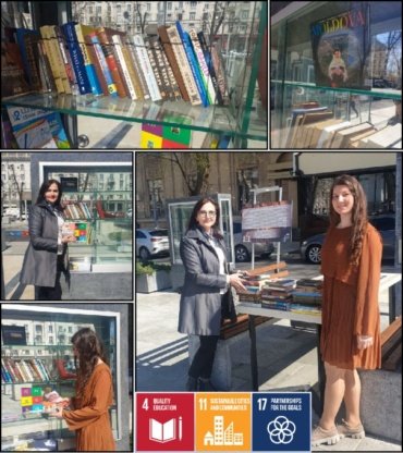 Supporting an Outdoor Library #Moldova