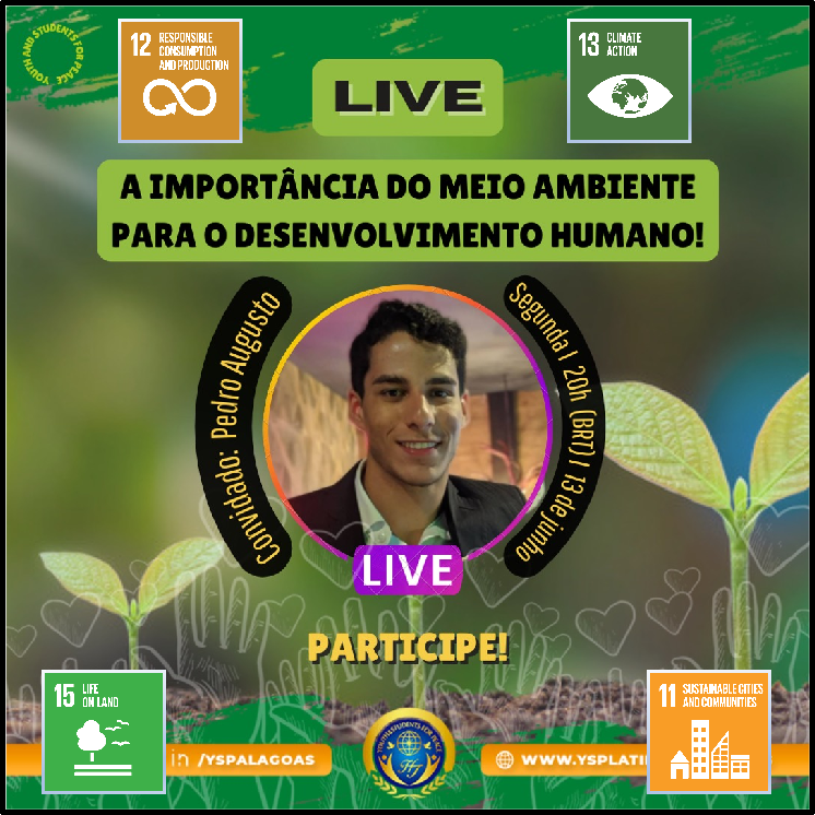 Instagram Live: The Importance of the Environment for Human Development #Brazil