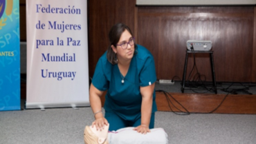 Cardio Pulmonary Resuscitation workshop #IAYSP Uruguay