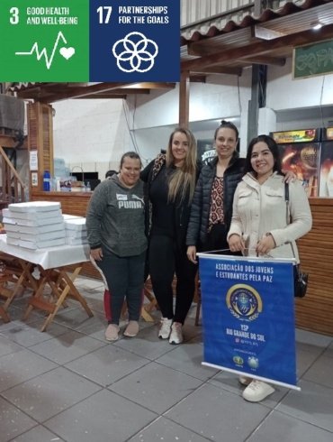 Donation to the “SOS SARANDI” Shelter #IAYSP Brazil