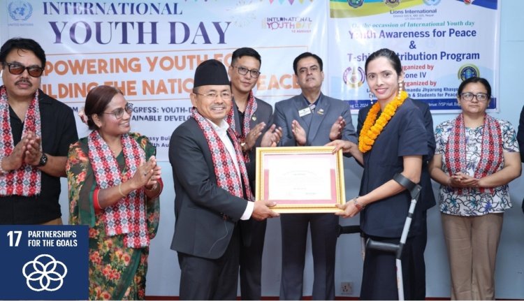 International Youth Day, “Empowering Youth for Building a Nation of Peace” -IAYSP Nepal